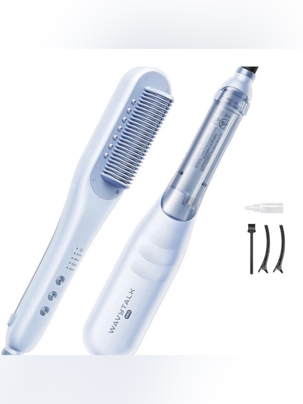 Wavytalk Purple Hair Straightener Brush